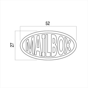 オンリーワン　イルヴァリオ　オプションマリエッタ専用Mailboxシート　type1　グレー　NA1-IVOM