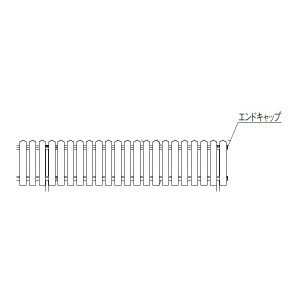 YKK エンドキャップ レスティンフェンス7型用 【アルミフェンス 柵】 