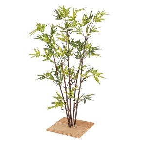 『人工植栽』　タカショー グリーンデコ和風　ミニ黒竹5本立　80cm　GD-75 