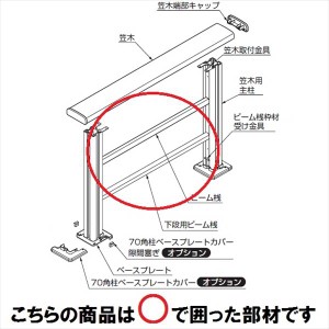 リクシル 樹ら楽ステージ デッキフェンス W1200パネル部材 パネル面材 横ビームパネル T08 『リクシル