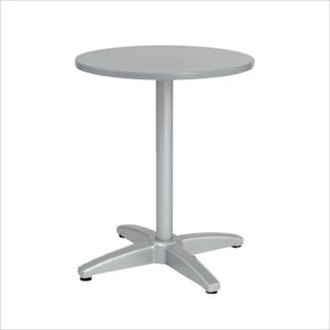 ユニソン　テーブル＆チェア　ラウンドテーブル　AU600　『ガーデンテーブル』 シルバー