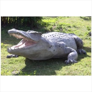 FRP　巨大クロコダイル / Crocodile 28ft　  fr100097  『動物園オブジェ　アニマル