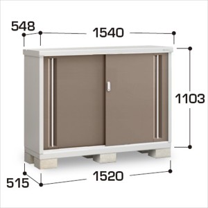 『配送は関東・東海限定』イナバ物置 MJX／シンプリー MJX-155B EB 全面棚タイプ『屋外用収納庫 D