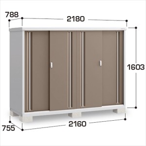 『配送は関東・東海限定』イナバ物置 MJX／シンプリー MJX-217D EB 全面棚タイプ『屋外用収納庫 D