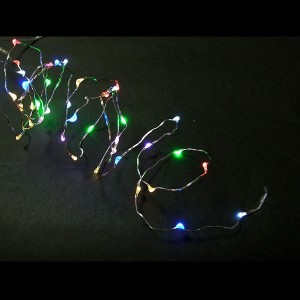 コロナ産業 室内用LEDジュエリーライト20球（タイマー式） HJ20MIX LED色:７色ミックス 『イルミ