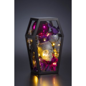 友愛玩具 棺桶型ライト LEDワイヤーライトコフィンデコレーション HW-1370 『ハロウィン 飾り付け カ