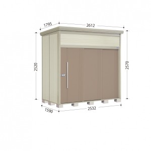 物置 屋外 おしゃれ タクボ物置 JN／トールマン JN-2515 一般型 標準屋根 『追加金額で工事可能』 