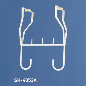 神栄ホームクリエイト バルコニー物干金物 固定型 SK-4053A ホワイトクリーム 『旧：新協和』 『物干し