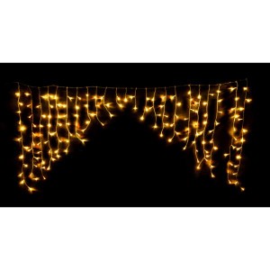 友愛玩具 LEDカーブカーテンライト LEDストロボカーブカーテン(ゴールド) WG-1325GO 『クリスマ