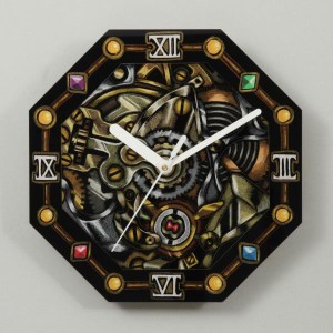 【 アーテック 】八角アートガラス時計 ( '013239 / AC10240966 )【 アーテック 掛け時計 オリジナル 工作キット 】【QBI35】