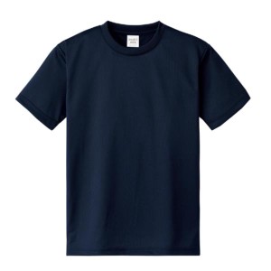 38594 ATドライTシャツ 130cm ネイビー 150gポリ100% (AC10752558) 【 Tシャツ キッズ 】