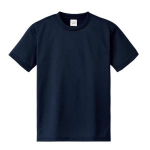 38595 ATドライTシャツ 150cm ネイビー 150gポリ100% (AC10752559) 【 Tシャツ キッズ 】