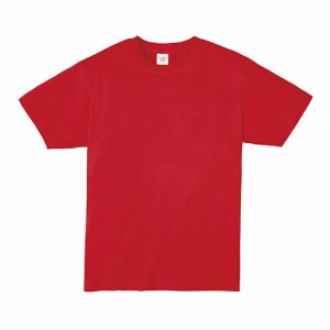 Tシャツ キッズ ATドライTシャツ 130cm レッド 150gポリ100% #38383 