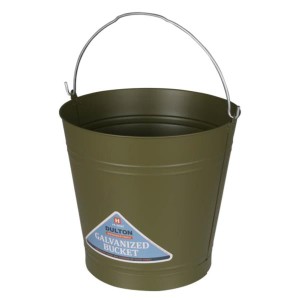 バケツ おしゃれ GALVANIZED BUCKET 12L OLIVE DRAB H19-0047-12OV 