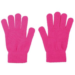 軍手 ピンク カラーのびのび手袋 大 蛍光ピンク #14801 