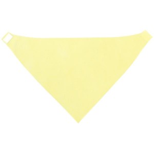 スカーフ 黄色 ワンタッチスカーフ 薄黄 #14750 