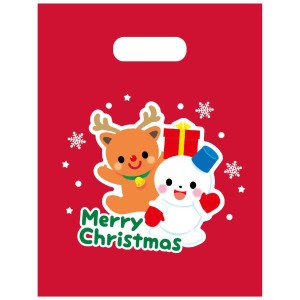 クリスマス ラッピング クリスマスプレゼント袋 小(マチ無し)100枚 #6714 