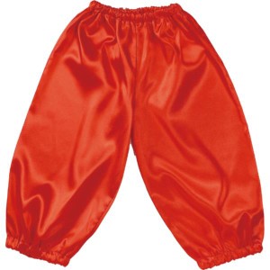衣装 ズボン ソフトサテン サルエルパンツ Cサイズ 赤 #15060 