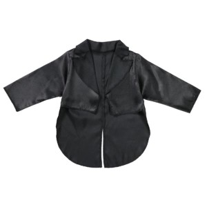 衣装 ジャケット ソフトサテンジャケット ブラック #15099 