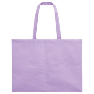 作品バッグ 作品収納バック大不織布製 薄紫 #11321 