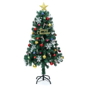 クリスマスツリー クリスマスツリー120cm オーナメント付き #11790 