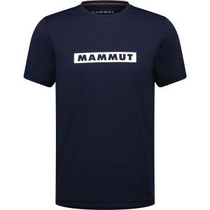 Tシャツ メンズ QD ロゴプリントTシャツ QD Logo Print T-Shirt AF Men MARINE PRT2  