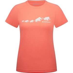 Tシャツ レディース Tシャツ レディース QD Logo Print T-Shirt AF Women SALMON PRT3  