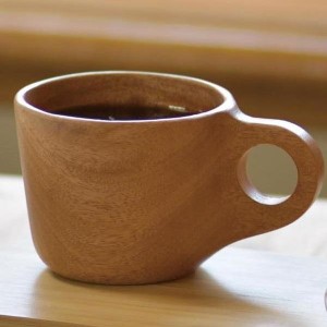 コーヒーカップ 天然木 ウッドブレス レギュラーコーヒーカップ190ml UP-2702 
