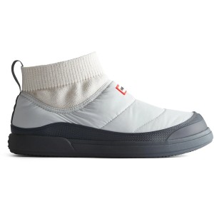 スリッポン メンズ MENS IN/OUT PUFFER KNITTED CUFF BOOT PATTER GREY/CAST/NOCTIS  