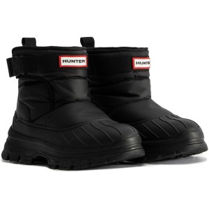 長靴 レディース WOMENS INTREPID SHORT BUCKLE SNOW BOOT BLACK  