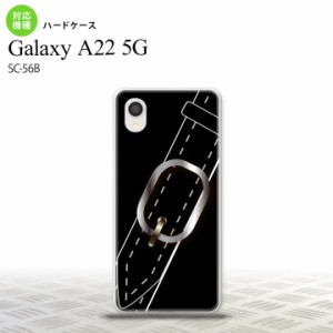 SC-56B Galaxy A22 スマホケース ハードケース ベルト 黒 メンズ レディース nk-a22-326