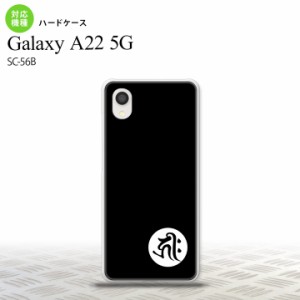 SC-56B Galaxy A22 スマホケース ハードケース 梵字 キリーク 黒 メンズ レディース nk-a22-586