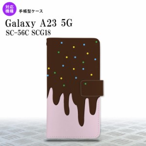 Galaxy A23 GalaxyA23 手帳型スマホケース カバー アイス ピンク 2022年 10月発売 nk-004s-a23-dr347