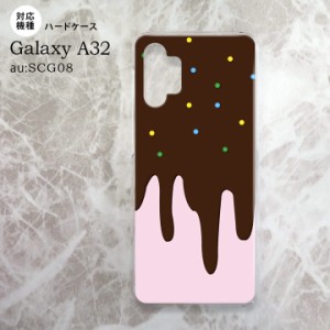 SCG08 Galaxy A32 ケース ハードケース アイス ピンク nk-a32-347