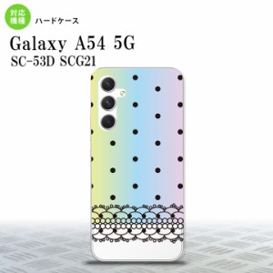Galaxy A54 5G Galaxy A54 5G スマホケース 背面ケース ハードケース ドット レース B パステル 2023年 5月発売 nk-a54-357