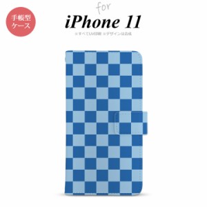 iPhone11 iPhone11 手帳型スマホケース カバー スクエア 青 水色  nk-004s-i11-dr769