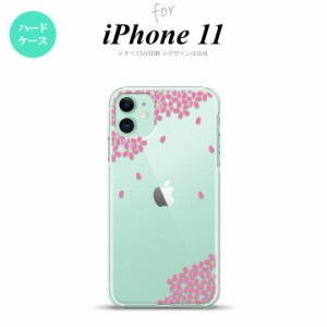 iPhone11 iPhone11 スマホケース ハードケース 桜 濃ピンク メンズ レディース nk-i11-1423