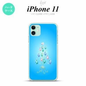 iPhone11 iPhone11 スマホケース ハードケース ツリーイヤリング 青 メンズ レディース nk-i11-633