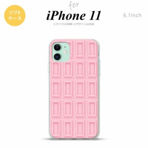 iPhone11 iPhone11 スマホケース ソフトケース チョコ ストロベリー ピンク メンズ レディース nk-i11-tp737