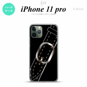 iPhone11Pro iPhone11 Pro スマホケース ハードケース ベルト 黒 メンズ レディース nk-i11p-326