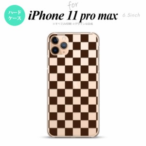 iPhone11ProMax iPhone11pro max スマホケース ハードケース スクエア 茶 メンズ レディース nk-i11pm-032