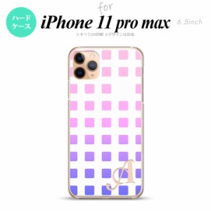 iPhone11ProMax iPhone11pro max スマホケース ハードケース スクエア ドット ピンク +アルファベット メンズ レディース nk-i11pm-1363i