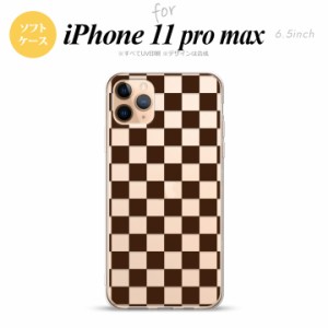 iPhone11ProMax iPhone11pro max スマホケース ソフトケース スクエア 茶 メンズ レディース nk-i11pm-tp032