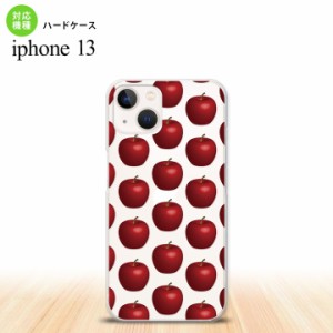 i13 iPhone13 ケース ハードケース りんご 林檎 赤 iPhone13専用 スマホケース おしゃれ スマート シンプル nk-i13-048