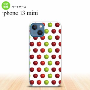 iPhone13mini iPhone13 mini ケース ハードケース りんご 林檎 青リンゴ 白 緑 赤  nk-i13m-047