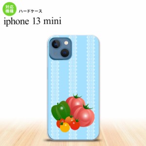 iPhone13mini iPhone13 mini ケース ハードケース ベジタブル トマト 青  nk-i13m-666