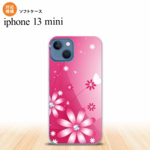 iPhone13mini iPhone13 mini ケース ソフトケース 花柄 ガーベラ ピンク  nk-i13m-tp066