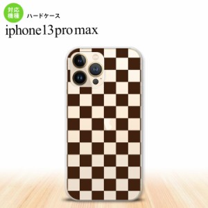 iPhone13ProMax iPhone13 Pro Max ケース ハードケース スクエア 茶 iPhone13 プロ マックス 6.7インチ おしゃれ かわいい メンズ レディ