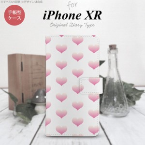 iPhone XR 手帳型 スマホ ケース カバー アイフォン ハート ピンク nk-004s-ipxr-dr018