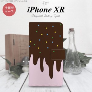 iPhone XR 手帳型 スマホ ケース カバー アイフォン アイス ピンク nk-004s-ipxr-dr347